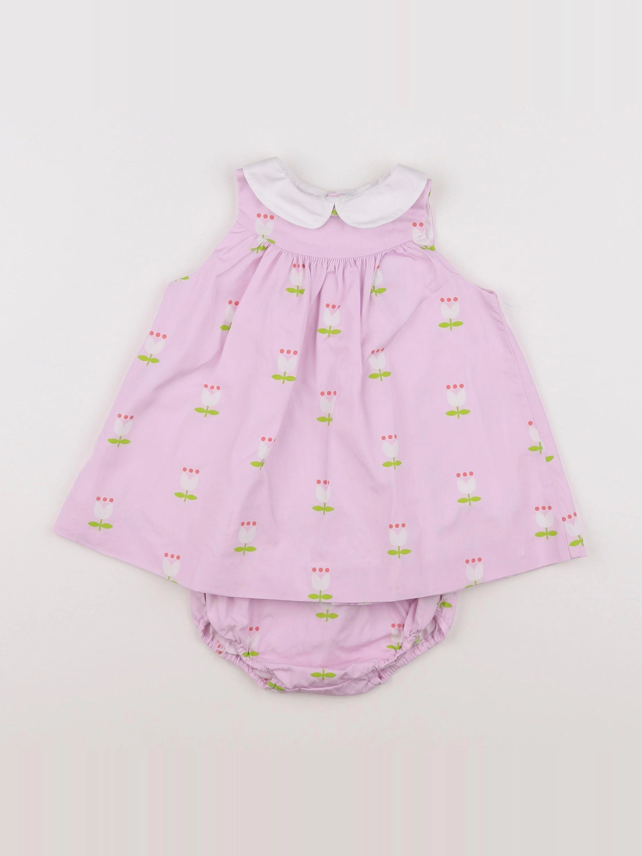 Jacadi - robe violet - 12 mois
