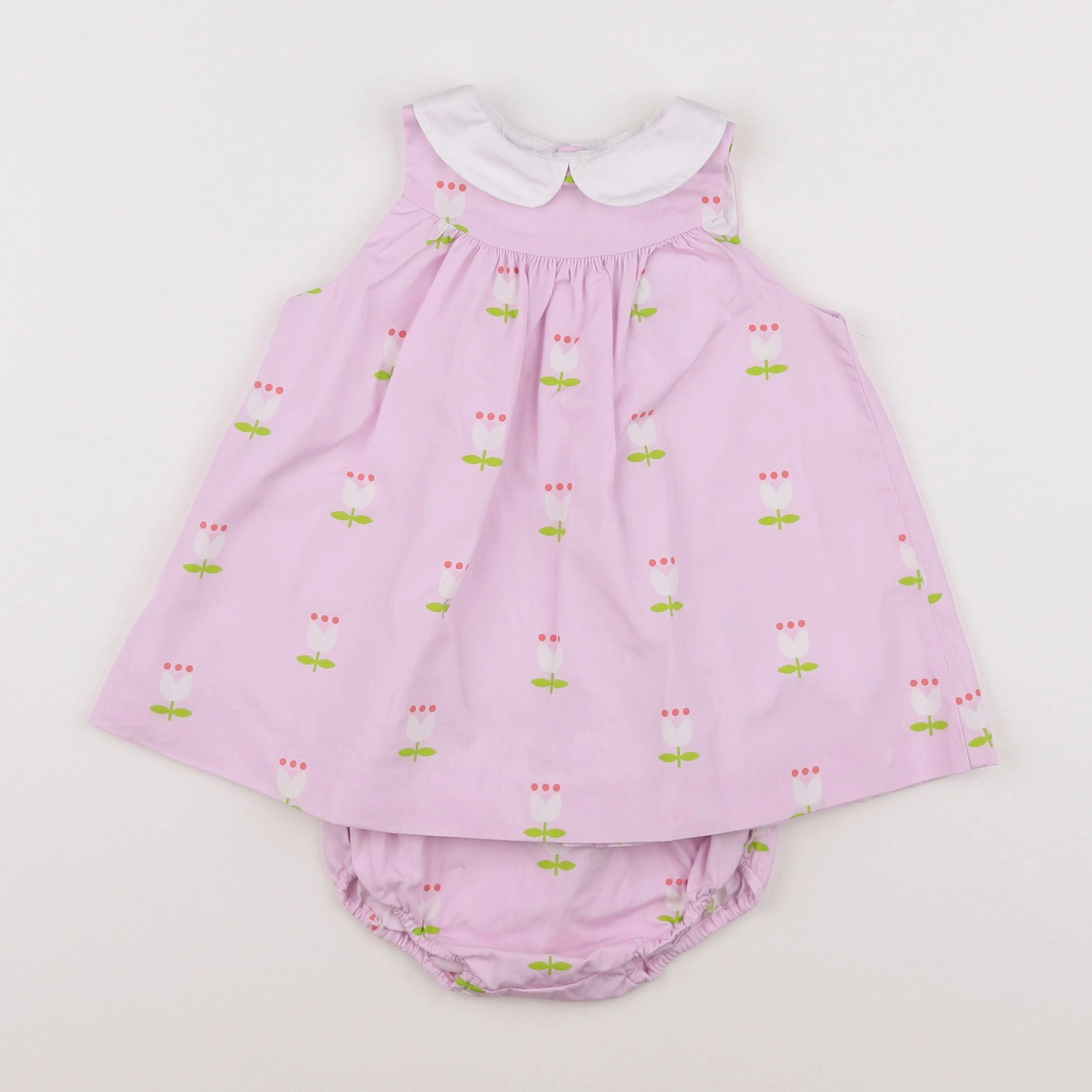 Jacadi - robe violet - 12 mois