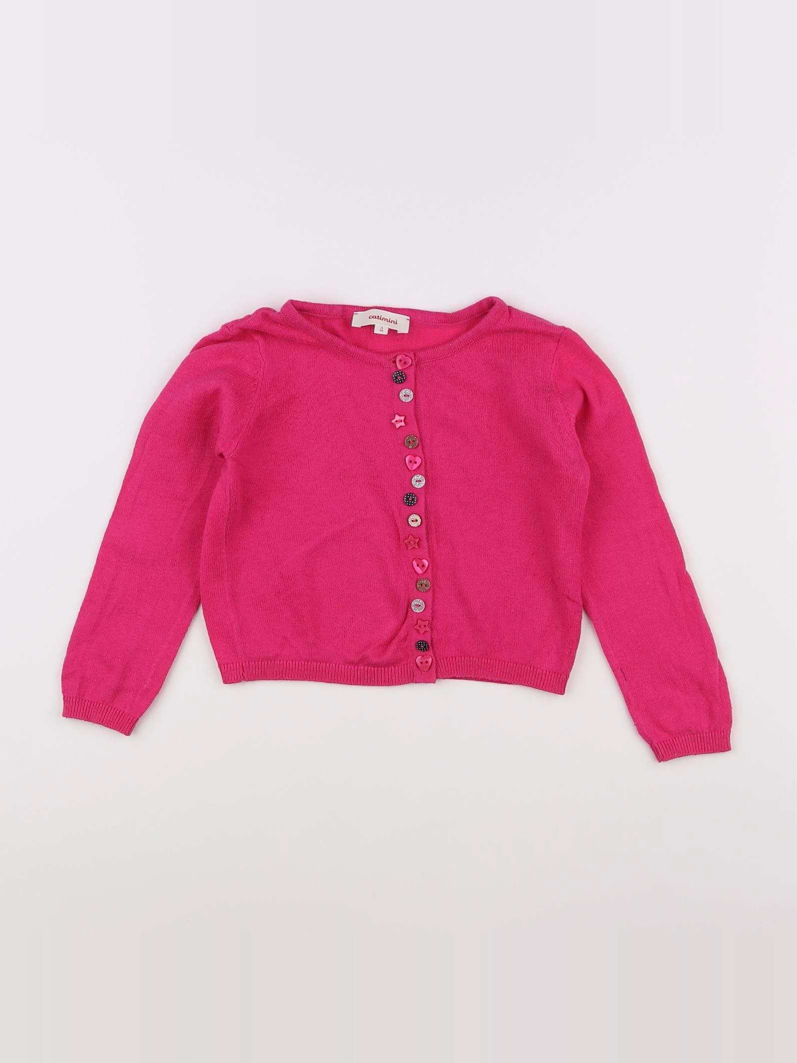 Catimini - gilet rose - 3 mois