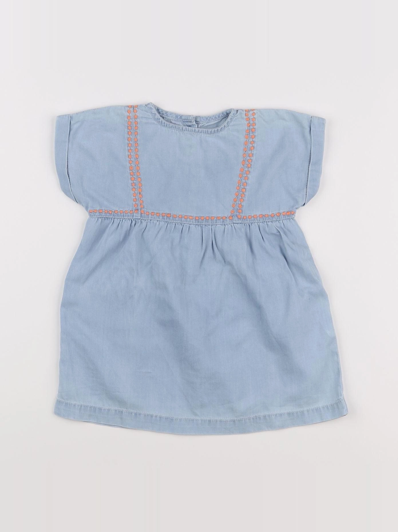 Cadet Rousselle - robe bleu - 12 mois