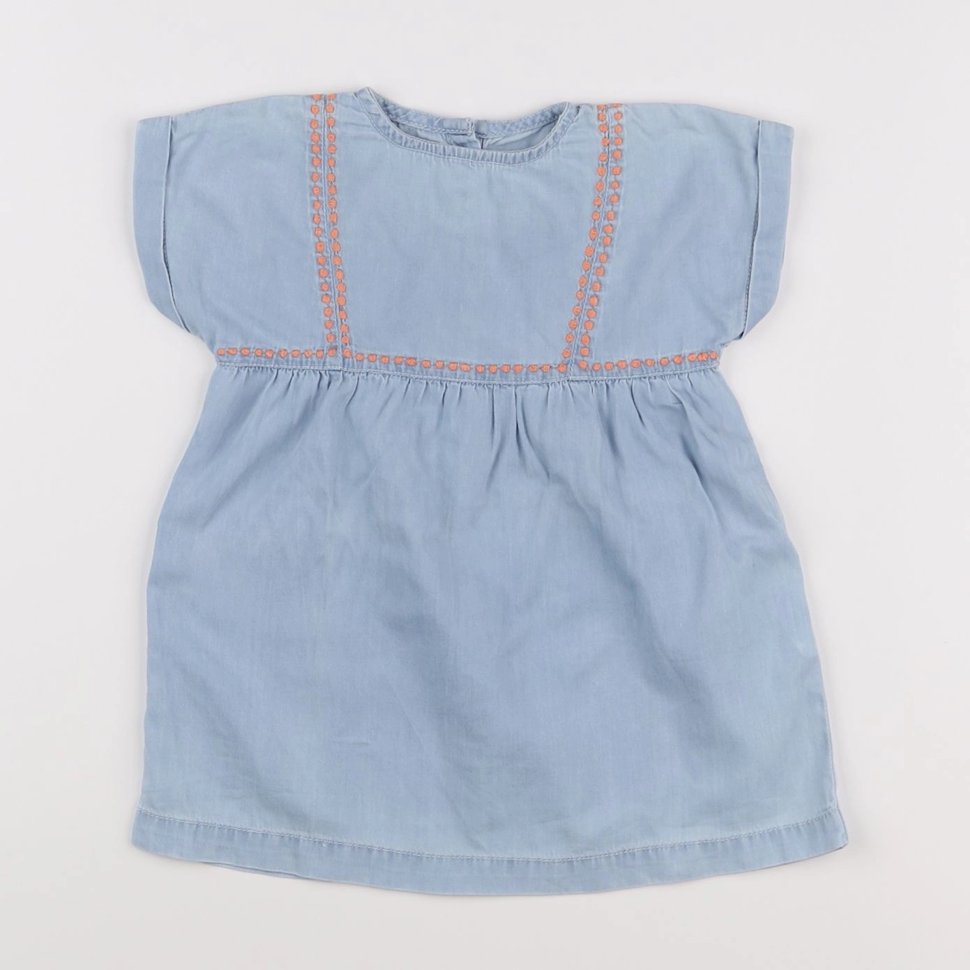 Cadet Rousselle - robe bleu - 12 mois
