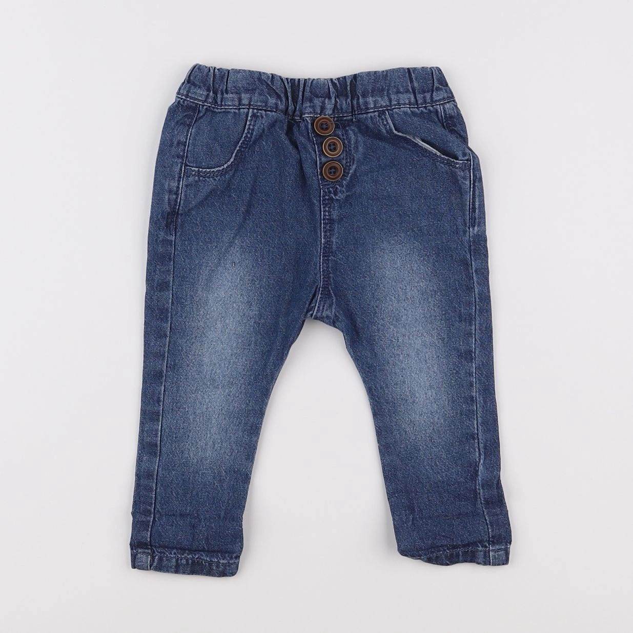 Tape à l'oeil - pantalon bleu - 6 mois