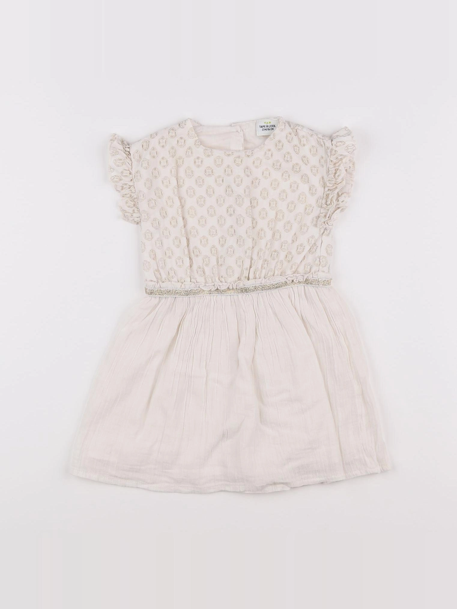 Tape à l'oeil - robe beige - 2 ans
