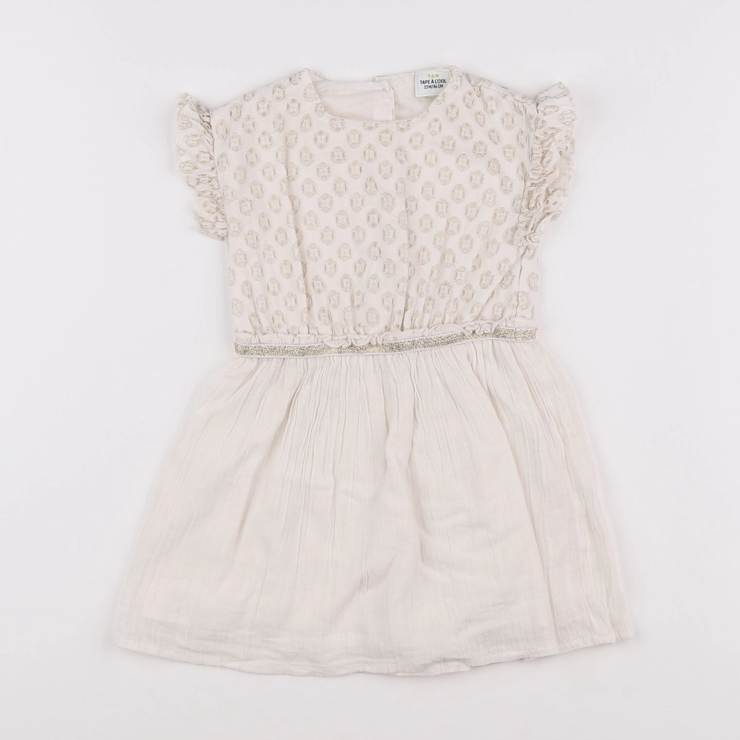 Tape à l'oeil - robe beige - 2 ans