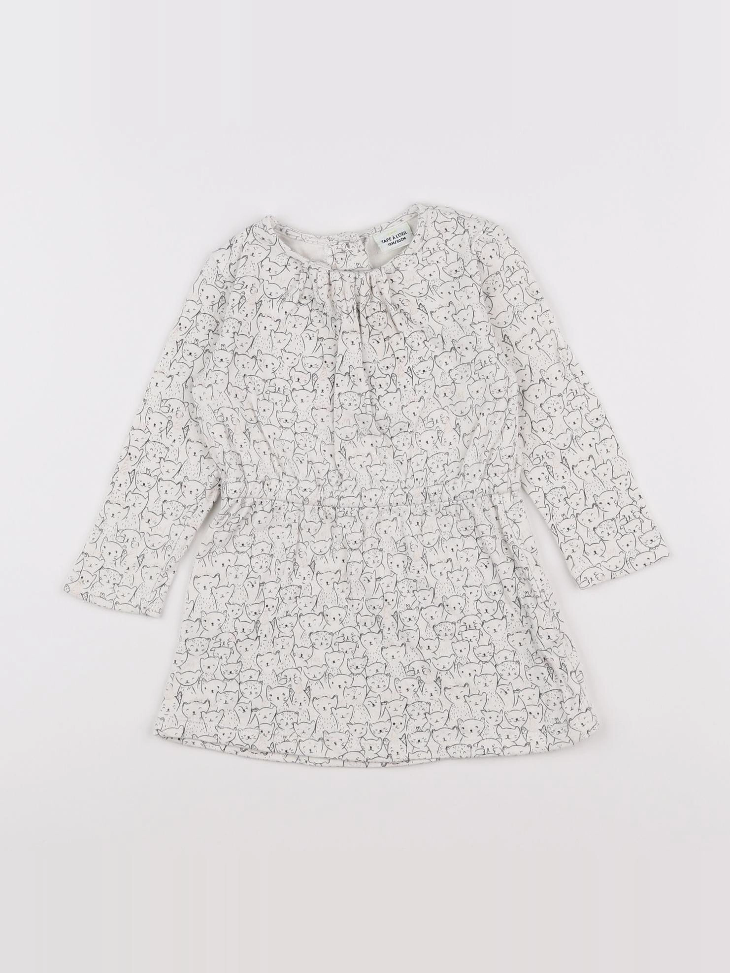Tape à l'oeil - robe beige - 18 mois