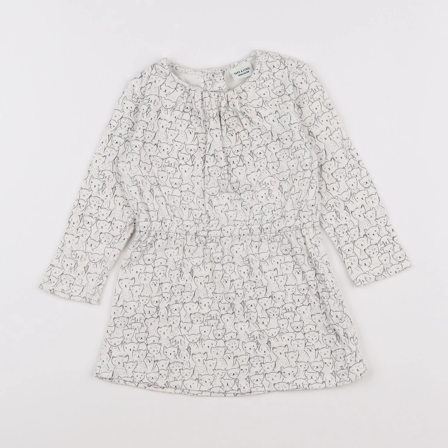 Tape à l'oeil - robe beige - 18 mois