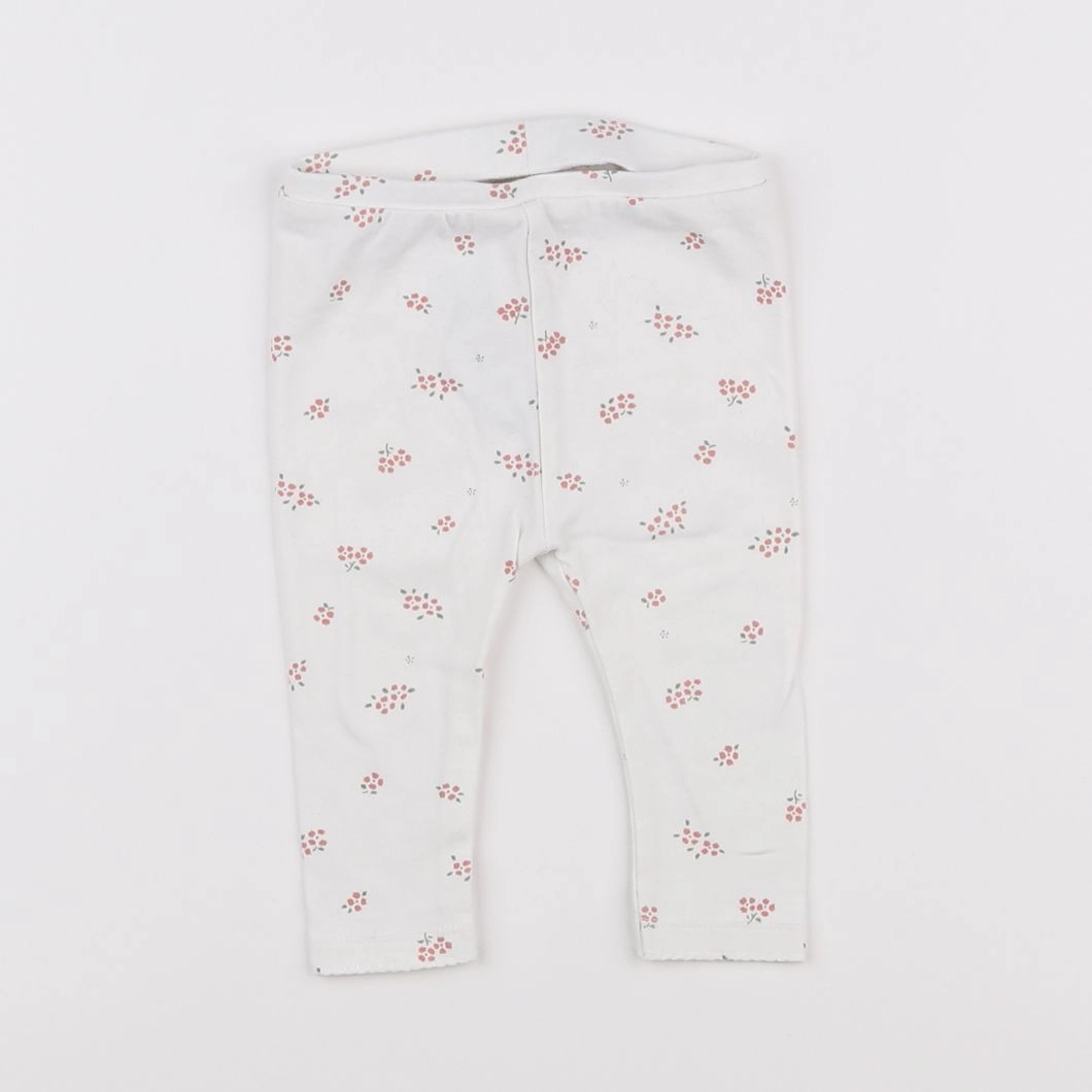 Vertbaudet - legging blanc - 6 mois