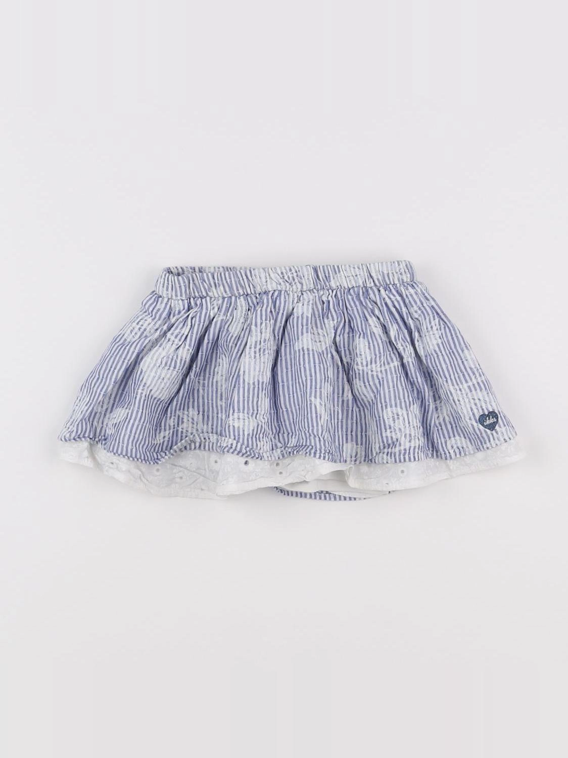 IKKS - jupe bleu - 12 mois