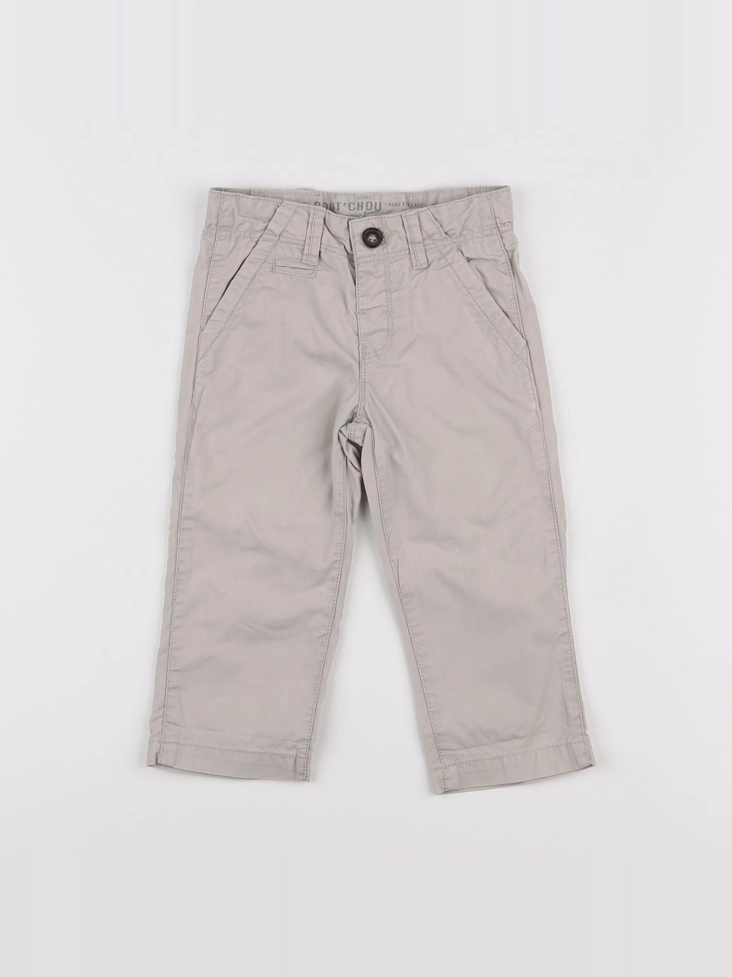 Boutchou - pantalon gris - 12 mois
