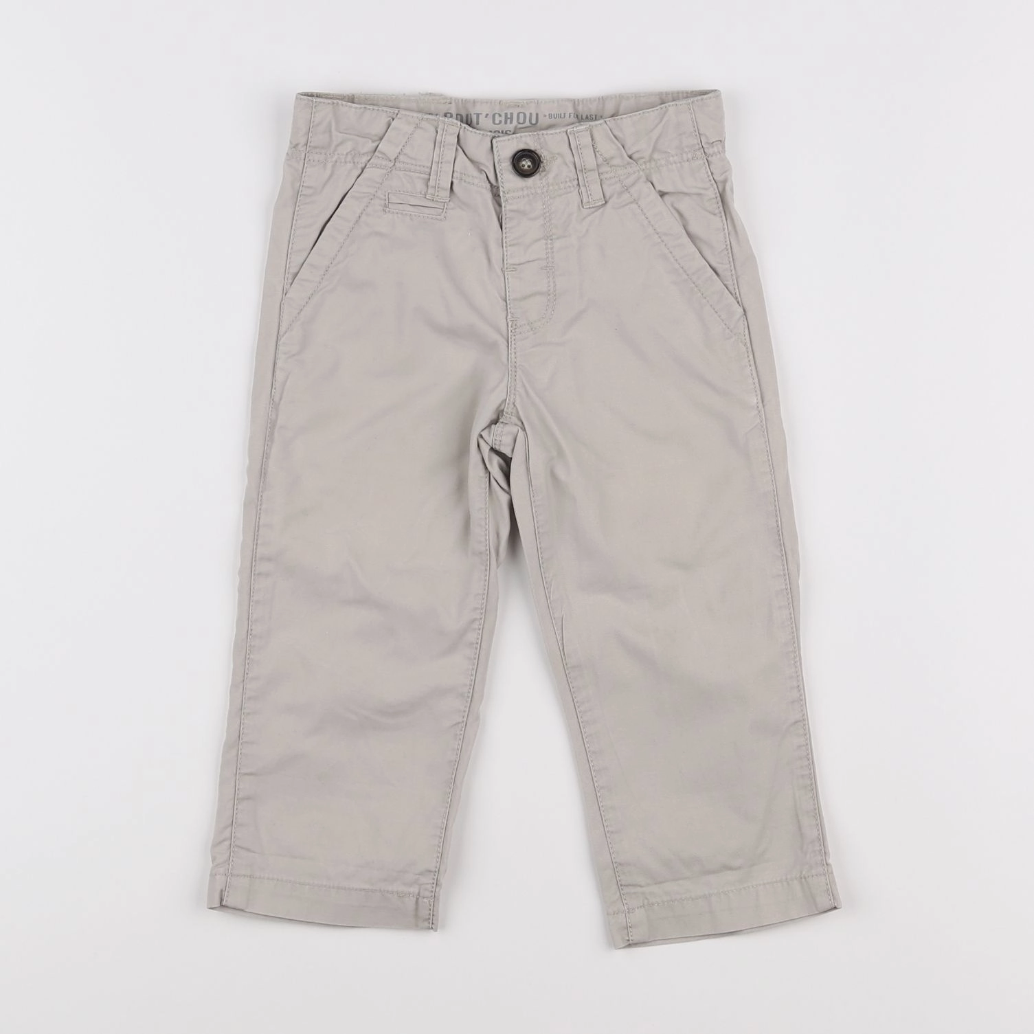 Boutchou - pantalon gris - 12 mois