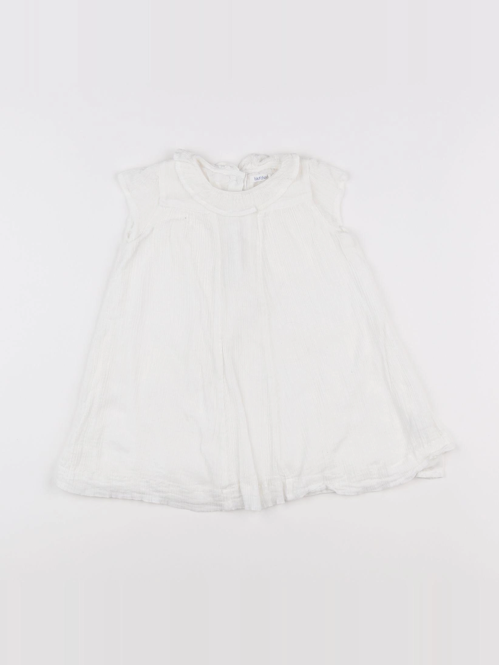 Boutchou - robe blanc - 12 mois