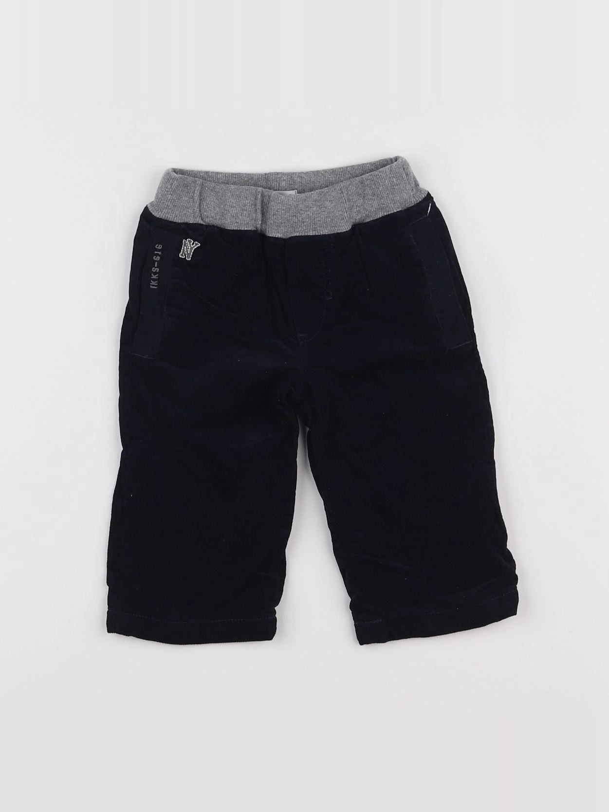 IKKS - pantalon bleu - 6 mois