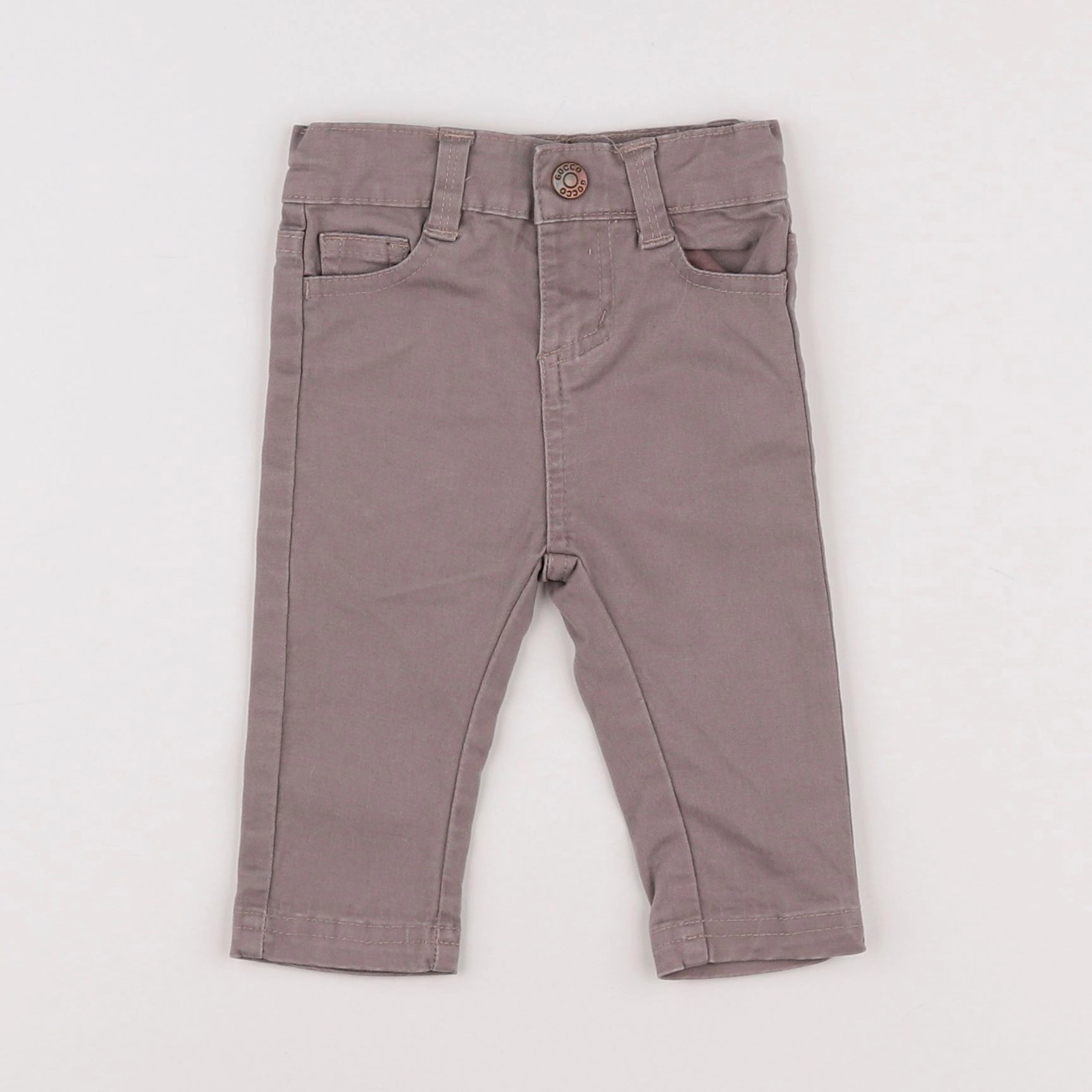 Gocco - pantalon marron - 3/6 mois