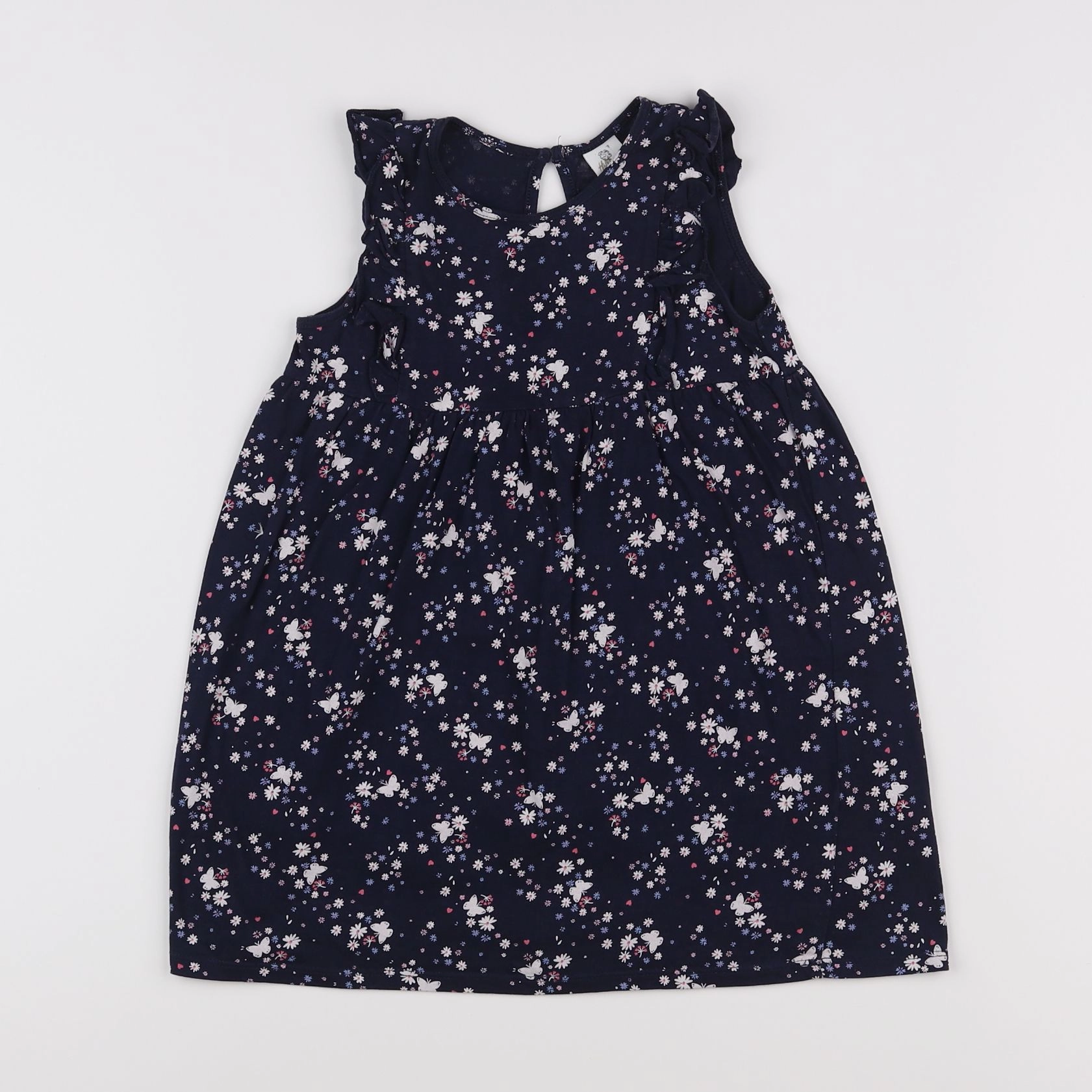 H&M - robe bleu, multicolore - 2 ans