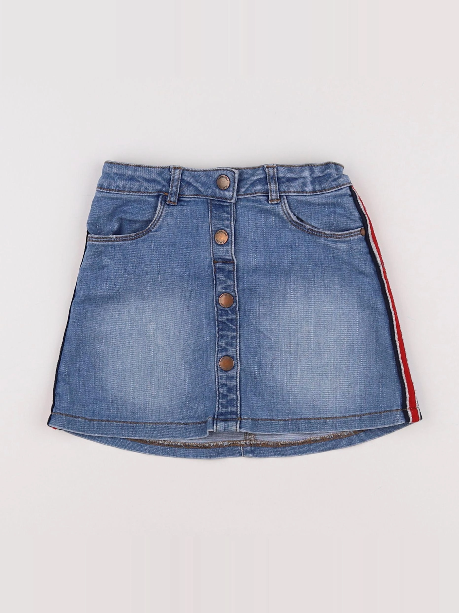 Vertbaudet - jupe bleu - 6 ans