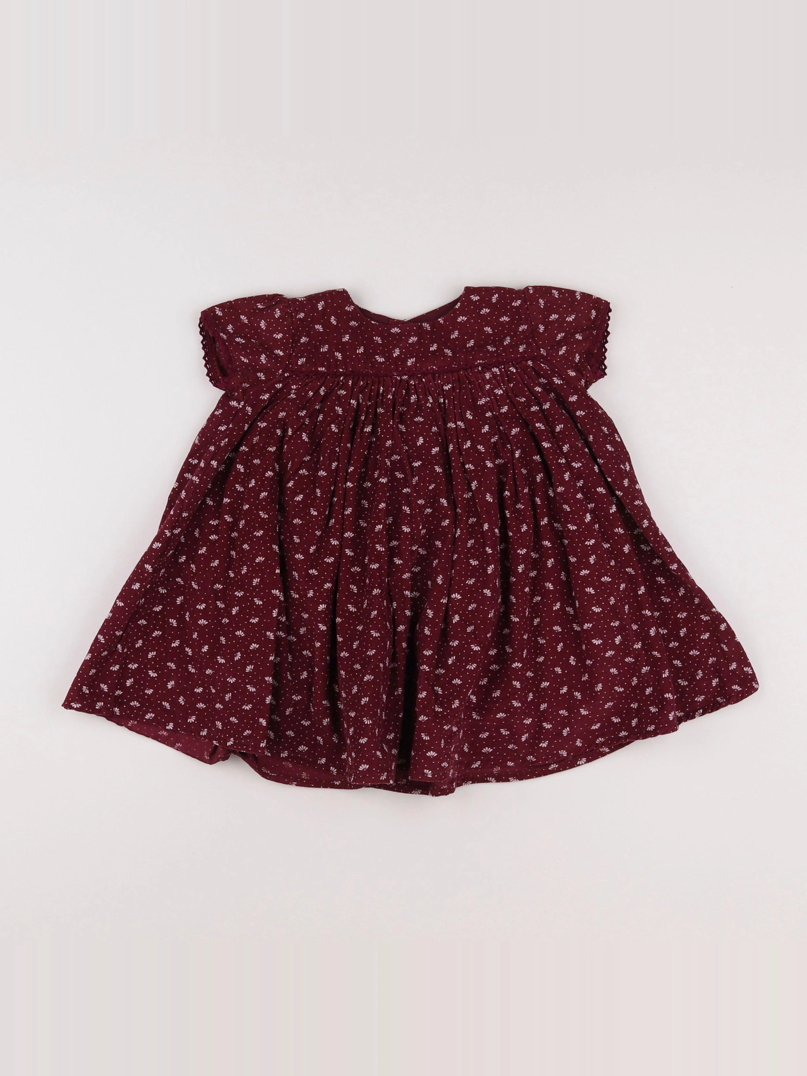Bouchara - robe violet - 12 mois
