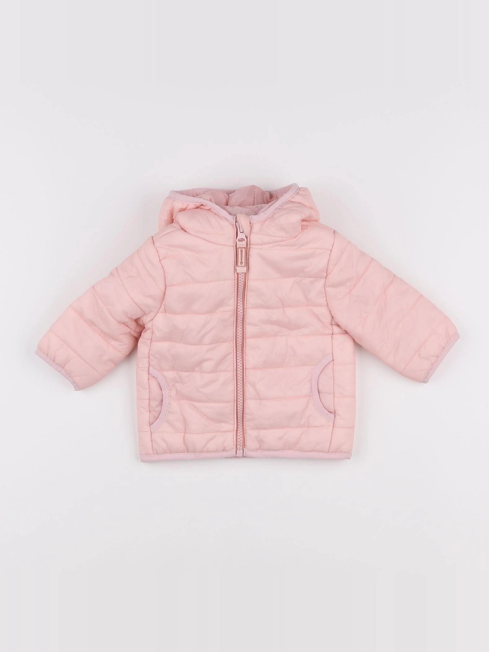 Vertbaudet - doudoune rose - 3 mois