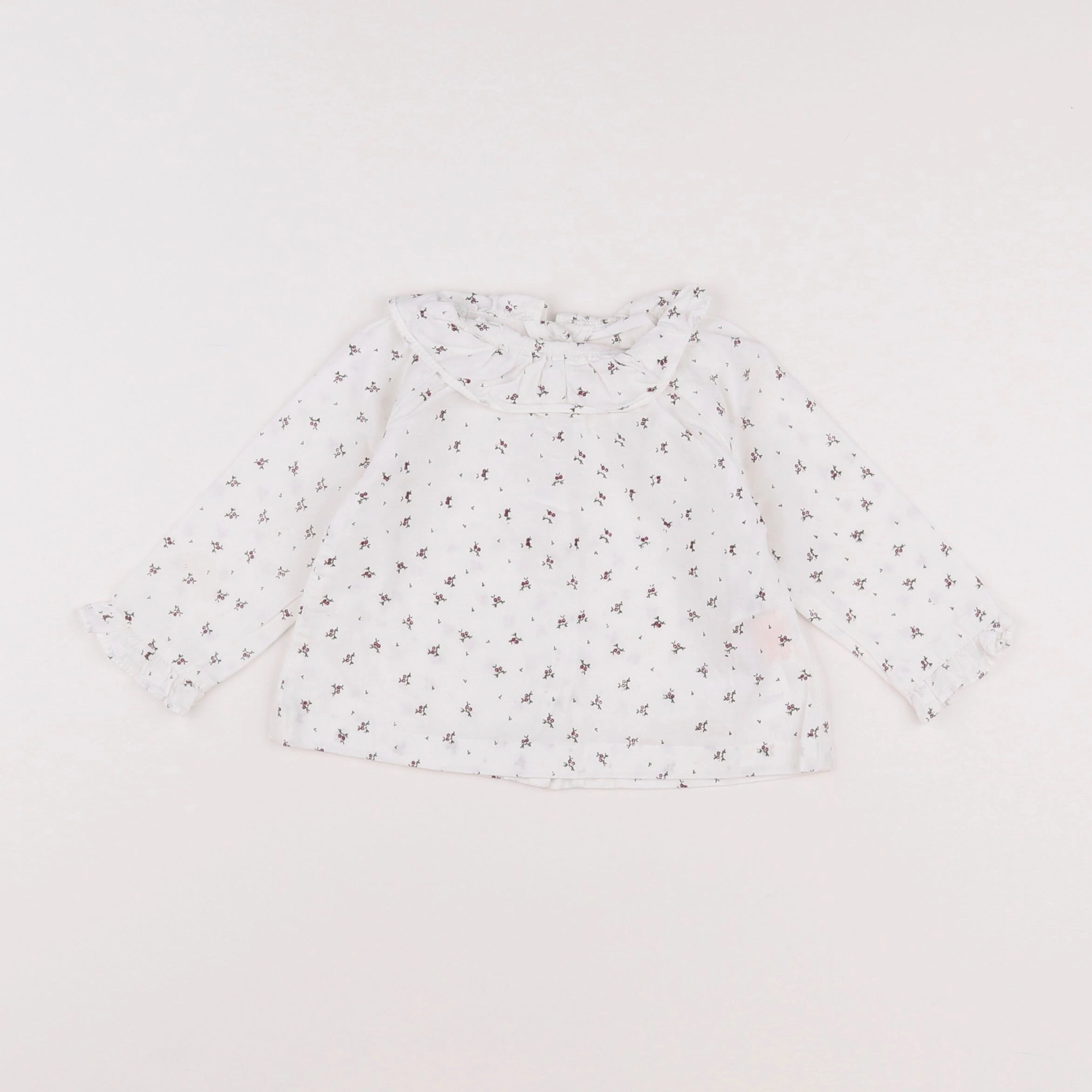 Gocco - blouse blanc - 3/6 mois