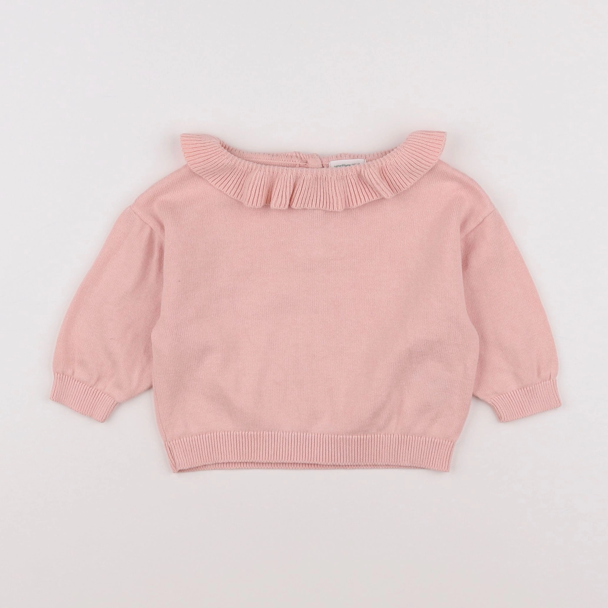 Vertbaudet - pull rose - 6 mois