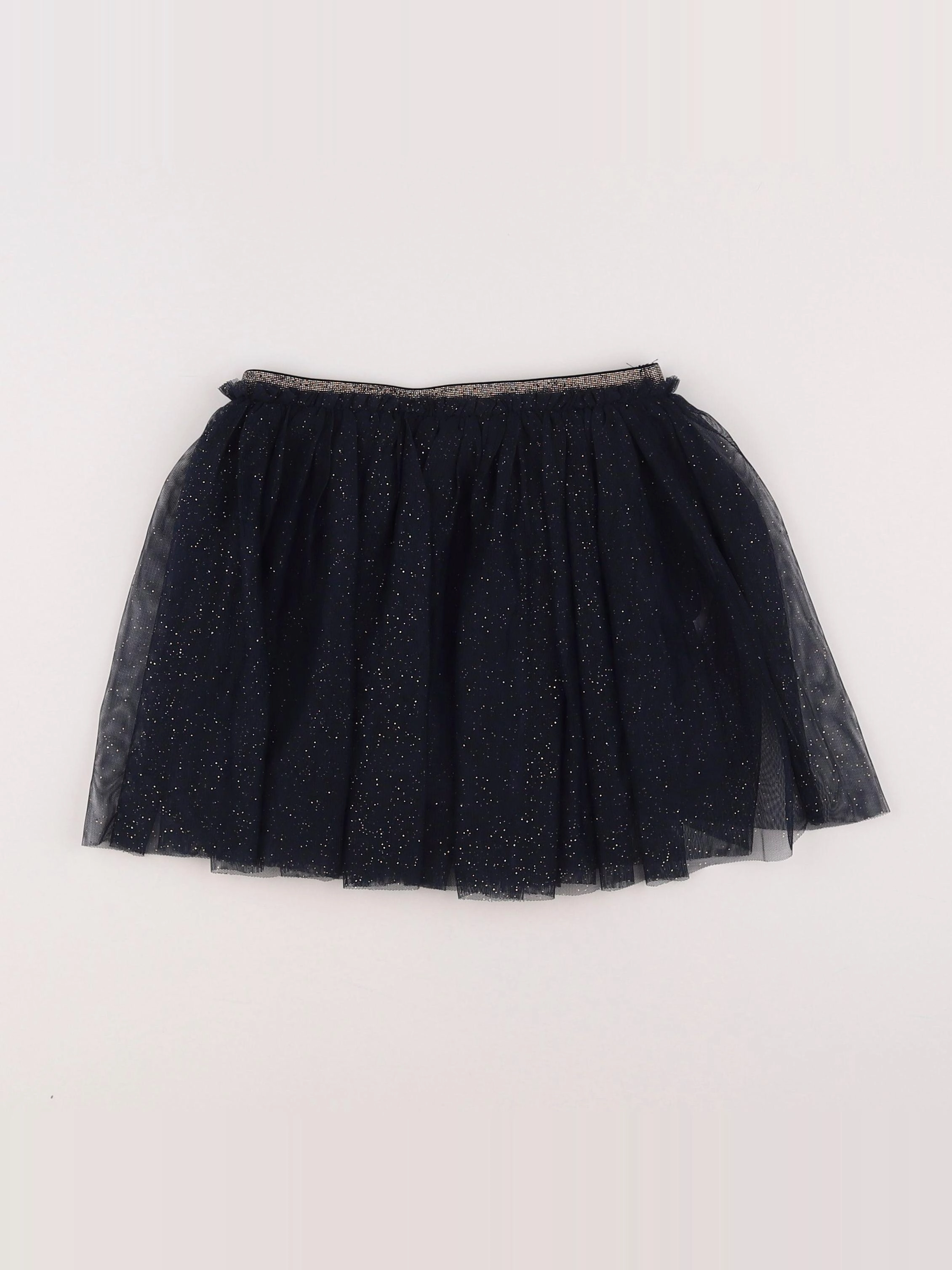 Monoprix - jupe bleu, argent - 3 ans