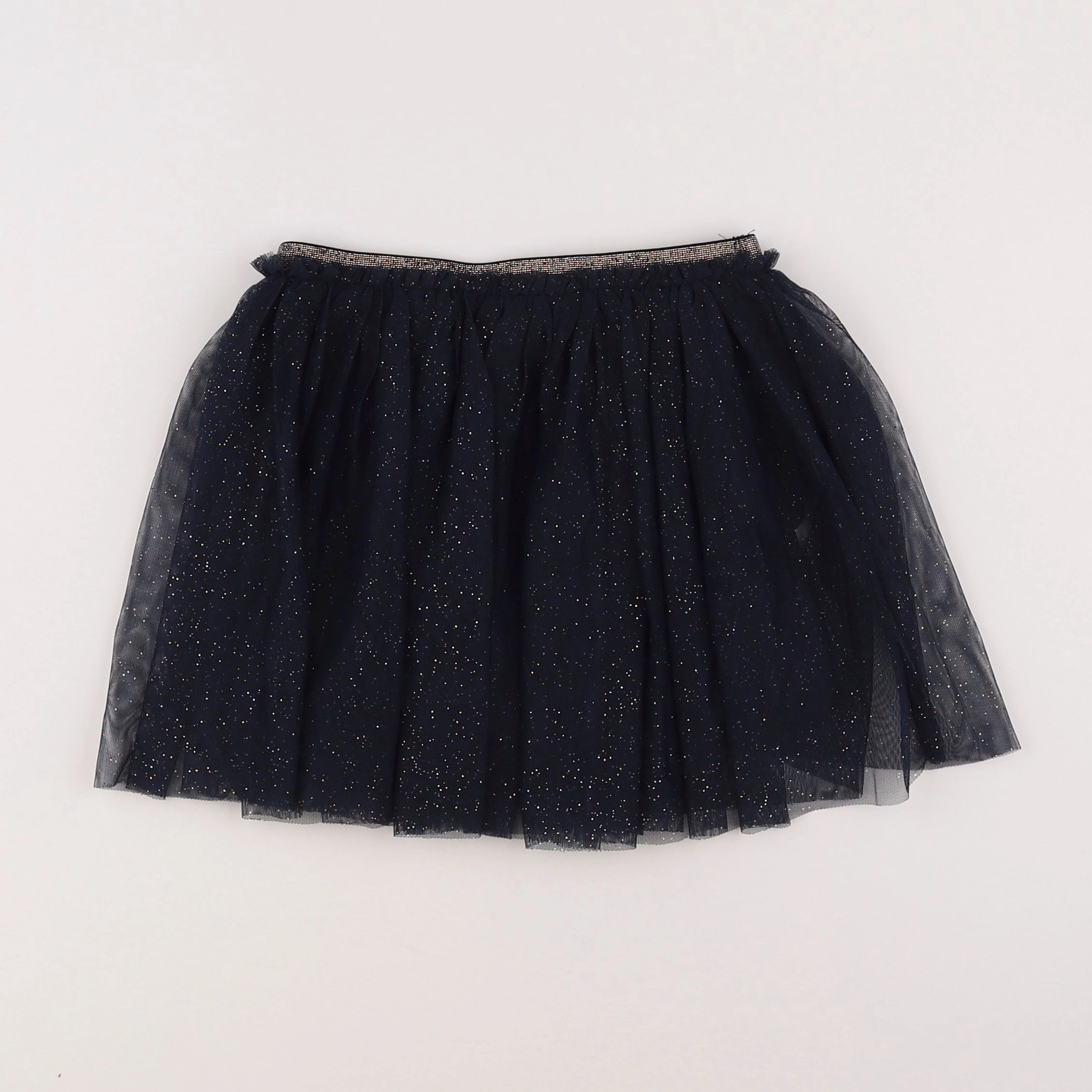 Monoprix - jupe bleu, argent - 3 ans