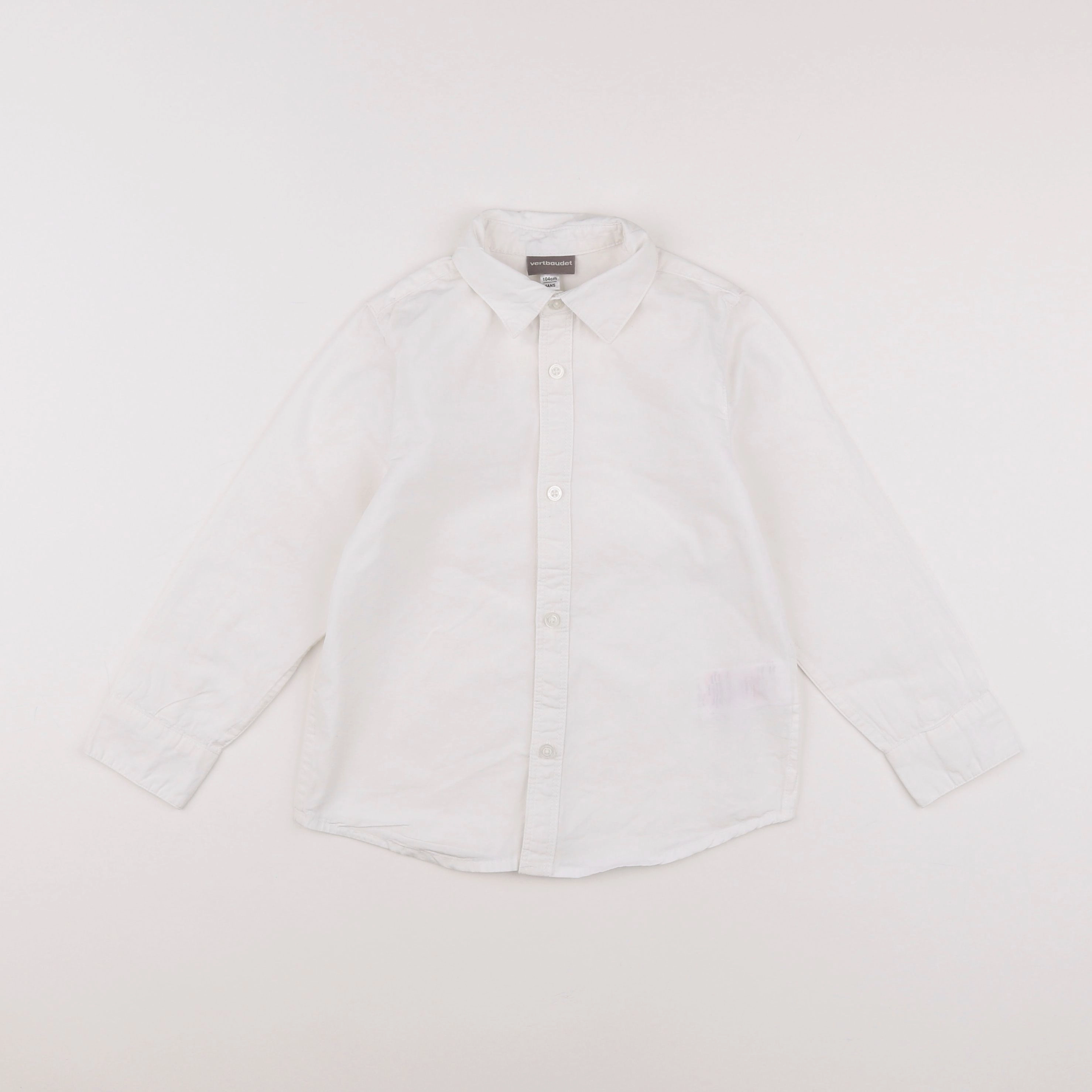 Vertbaudet - chemise blanc - 4 ans