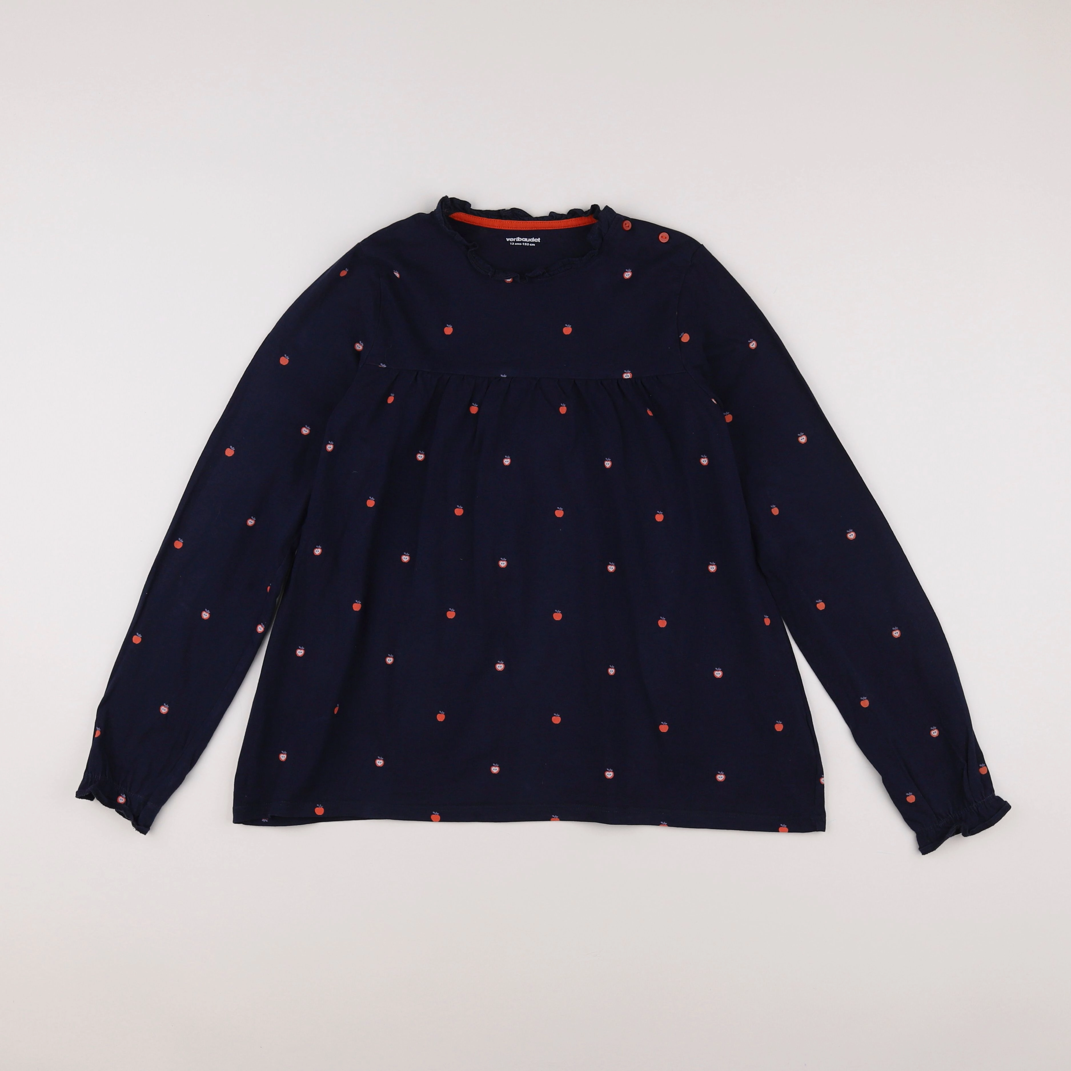 Vertbaudet - tee-shirt bleu, multicolore - 12 ans