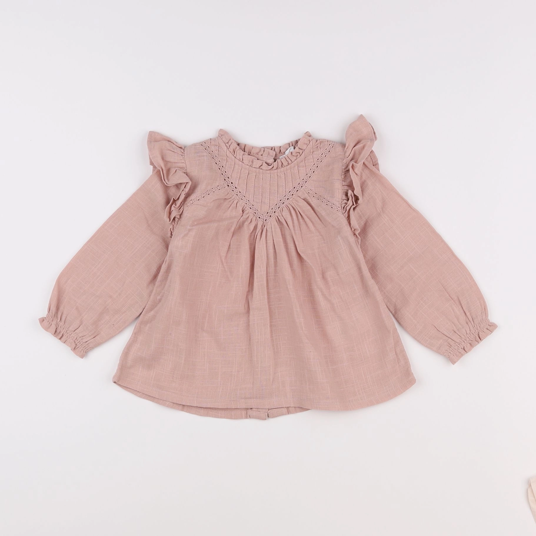 Vertbaudet - blouse rose - 18 mois