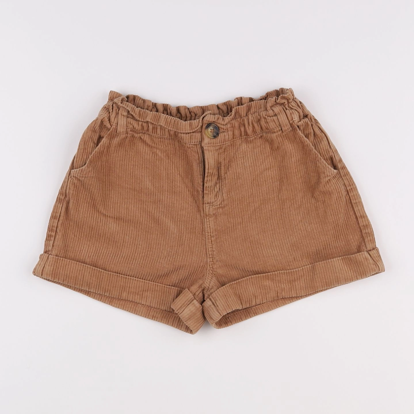 Vertbaudet - short marron - 8 ans