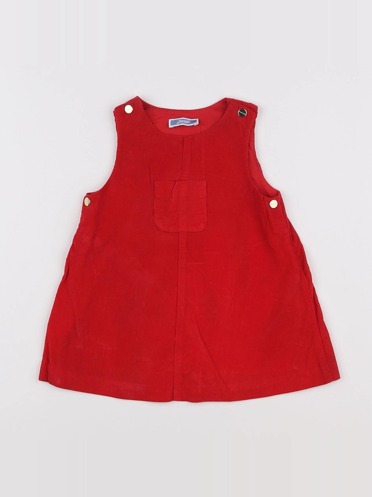Jacadi - robe rouge - 6 mois