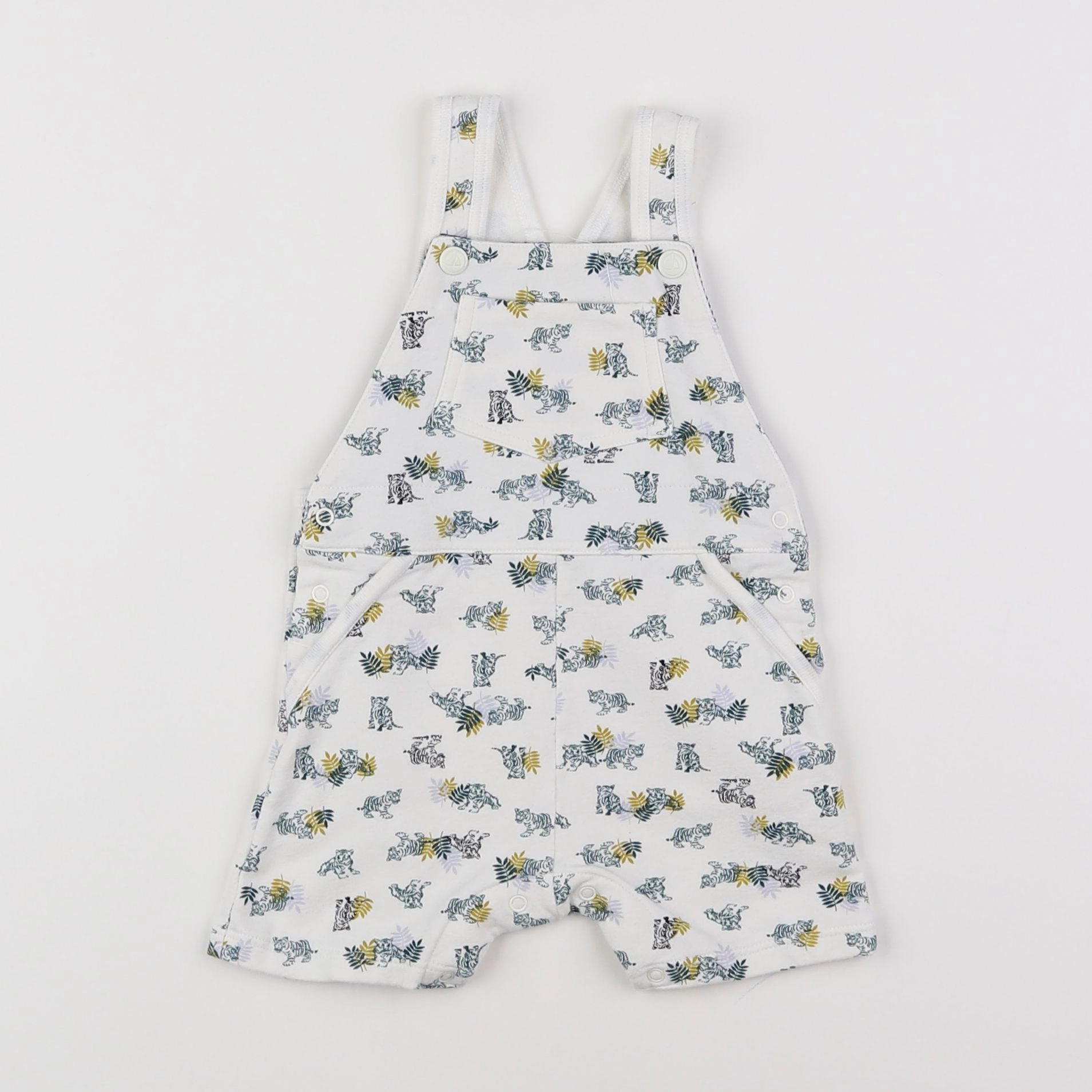 Petit Bateau - salopette multicolore - 6 mois