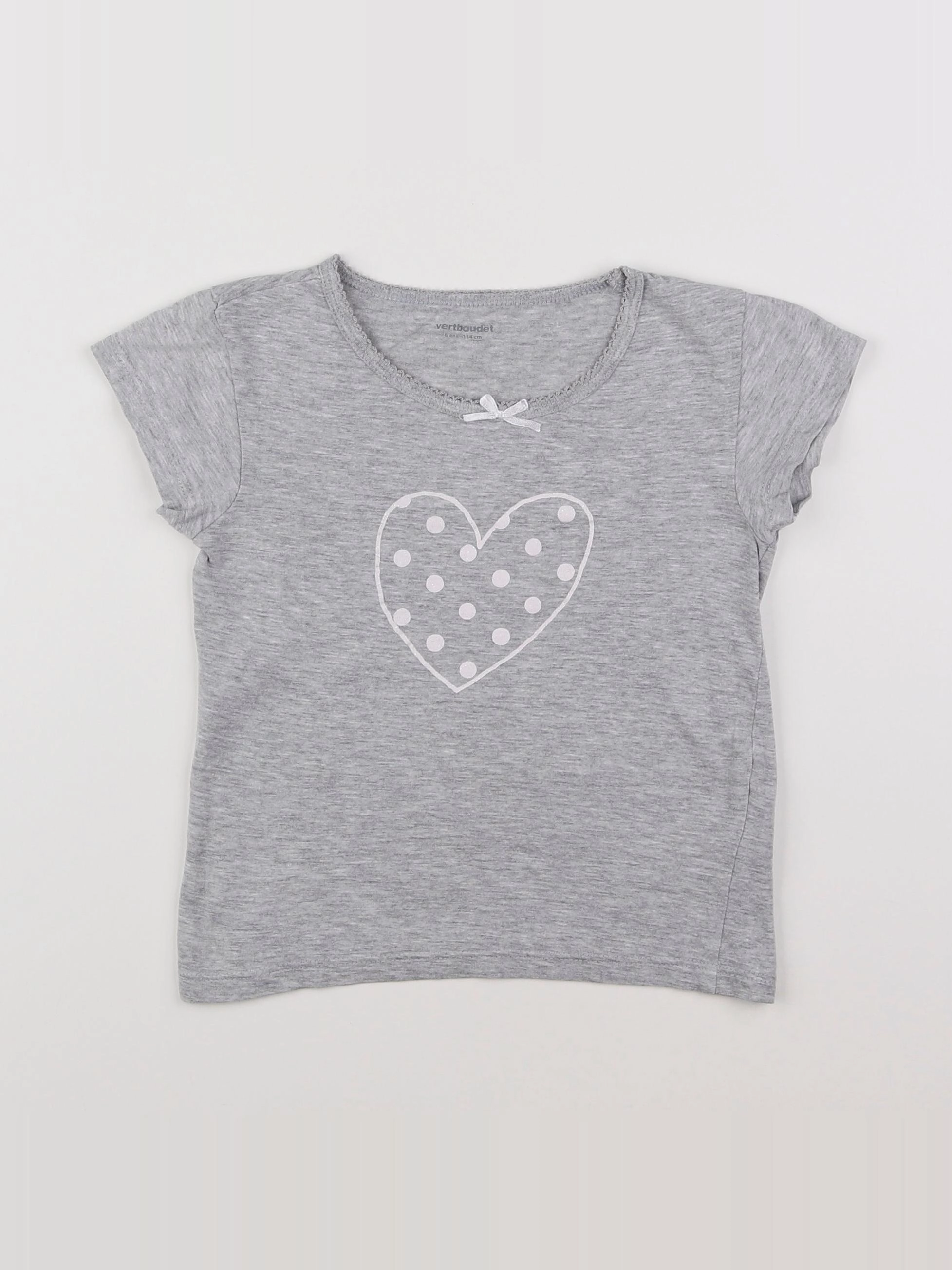 Vertbaudet - maillot de corps gris - 6 ans