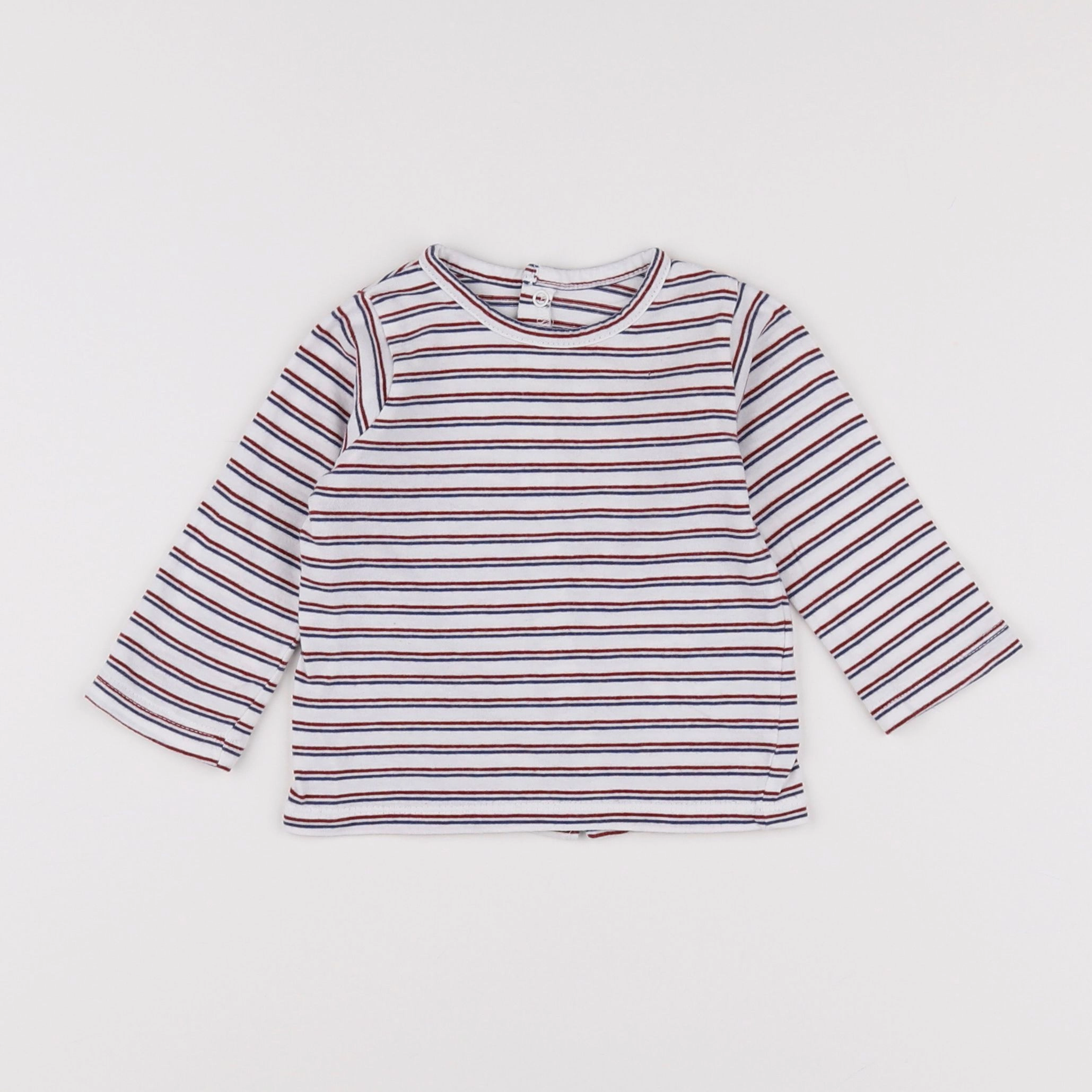Vertbaudet - tee-shirt multicolore - 6 mois