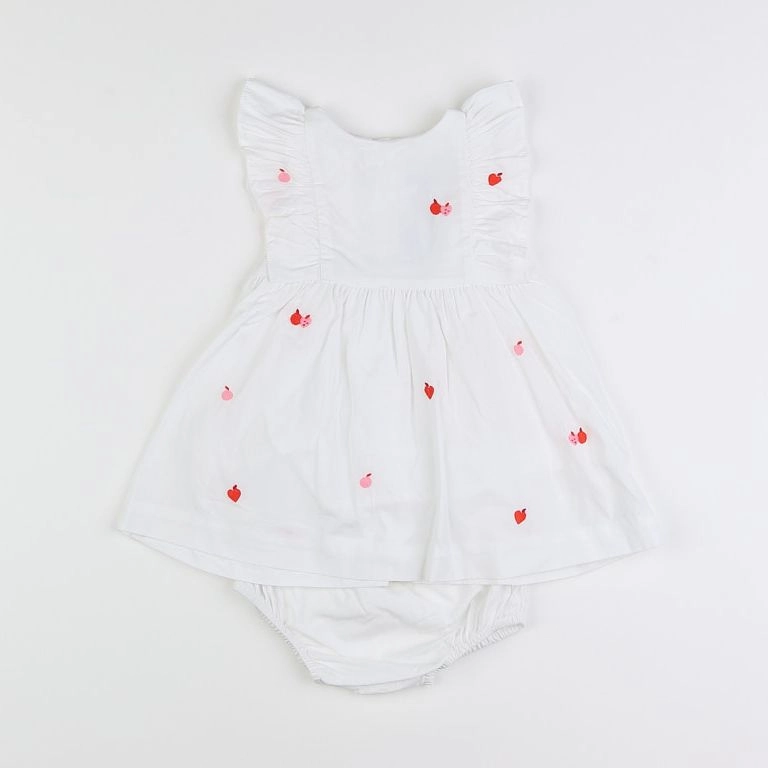 Jacadi - robe blanc - 12 mois
