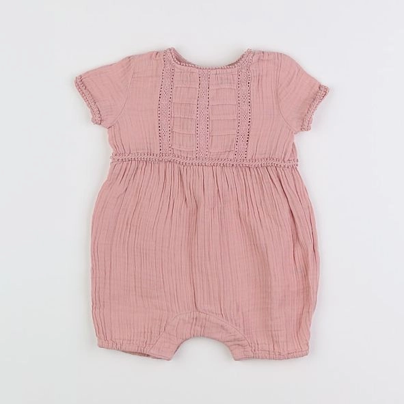 Boutchou - combinaison rose - 1 mois