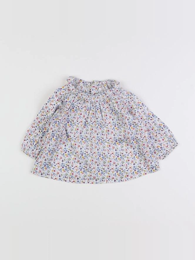 Boutchou - blouse multicolore - 6 mois