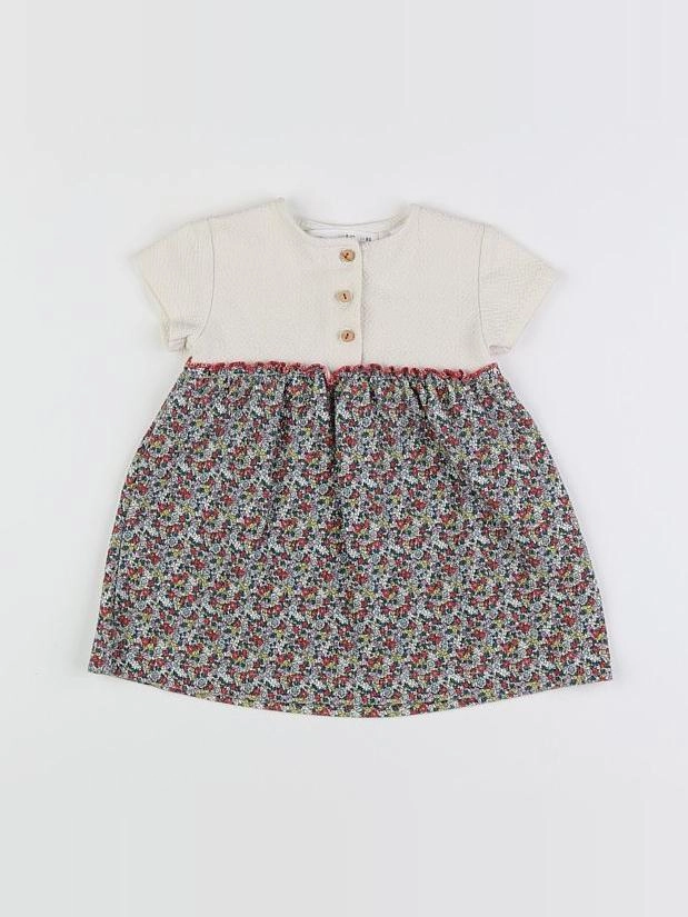 Zara - robe multicolore - 9/12 mois
