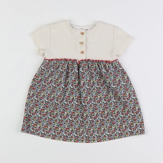 Zara - robe multicolore - 9/12 mois