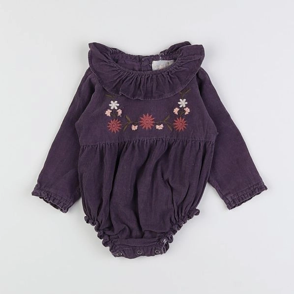 Apaches Collections - combinaison violet - 3 mois