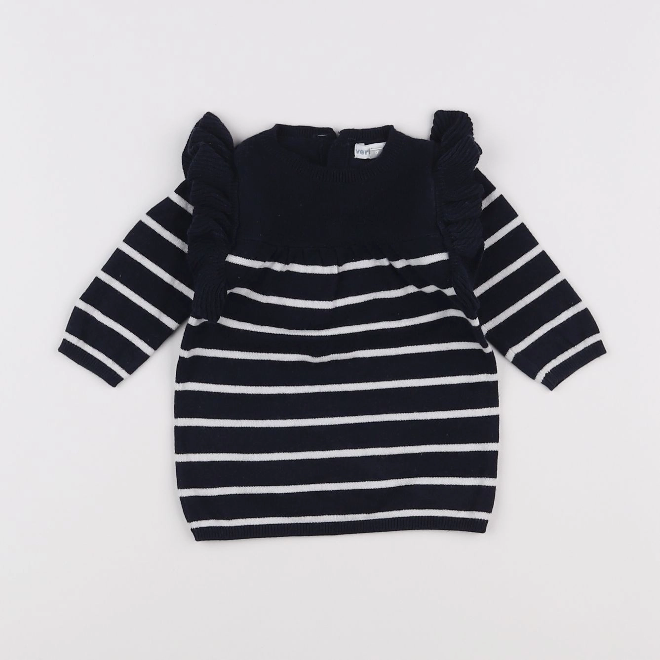 Vertbaudet - robe bleu - 3 mois