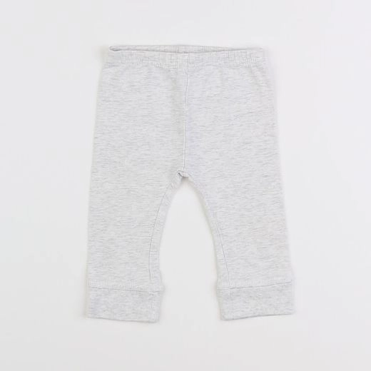 Vertbaudet - legging gris - 9 mois