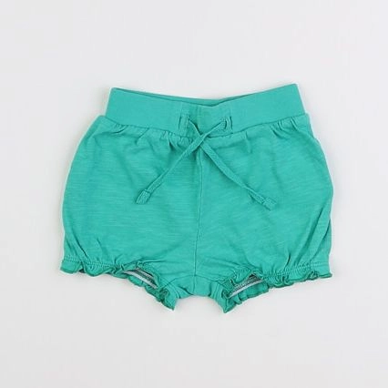 Vertbaudet - short vert - 6 mois