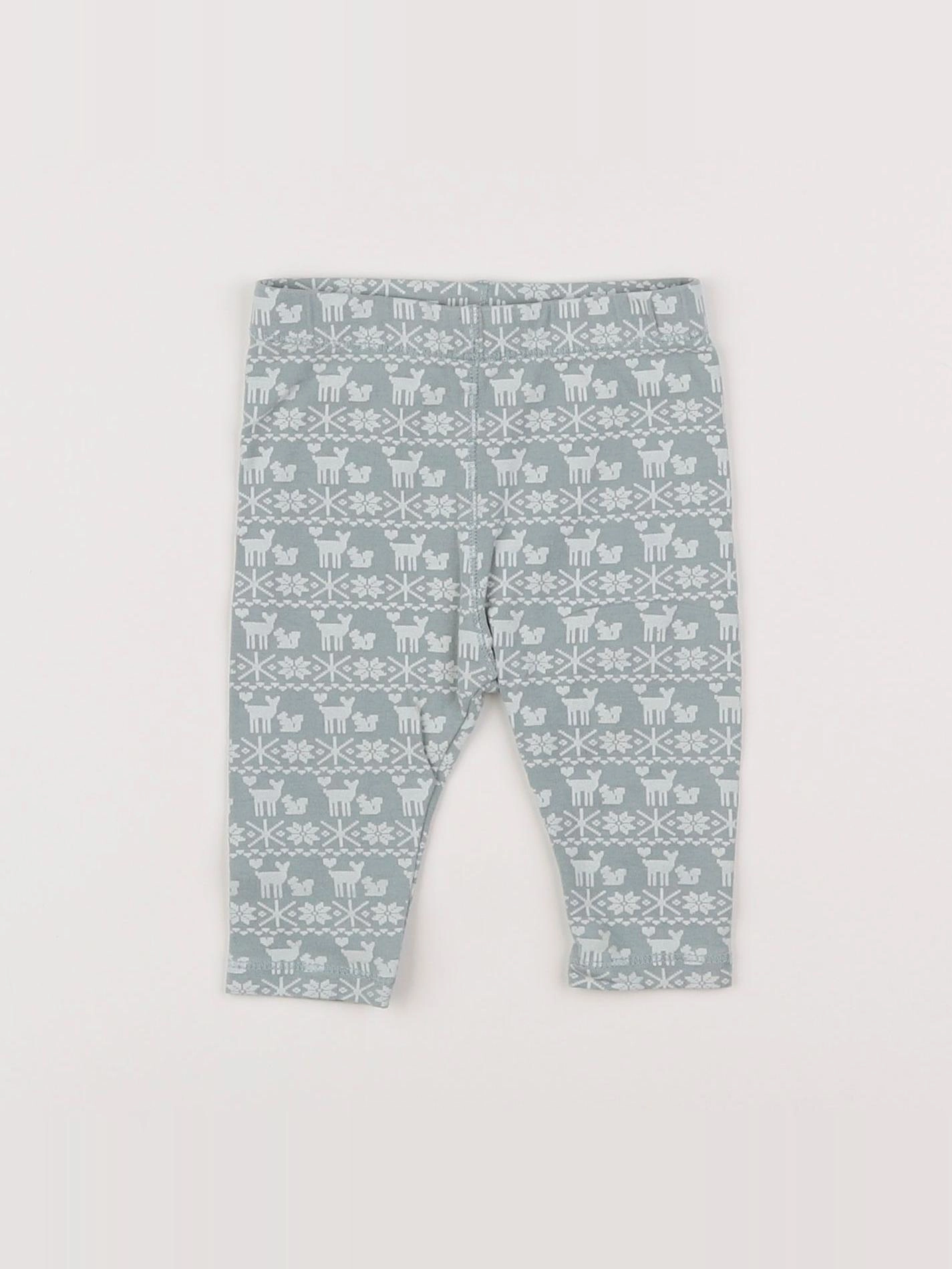 Vertbaudet - legging vert - 3 mois
