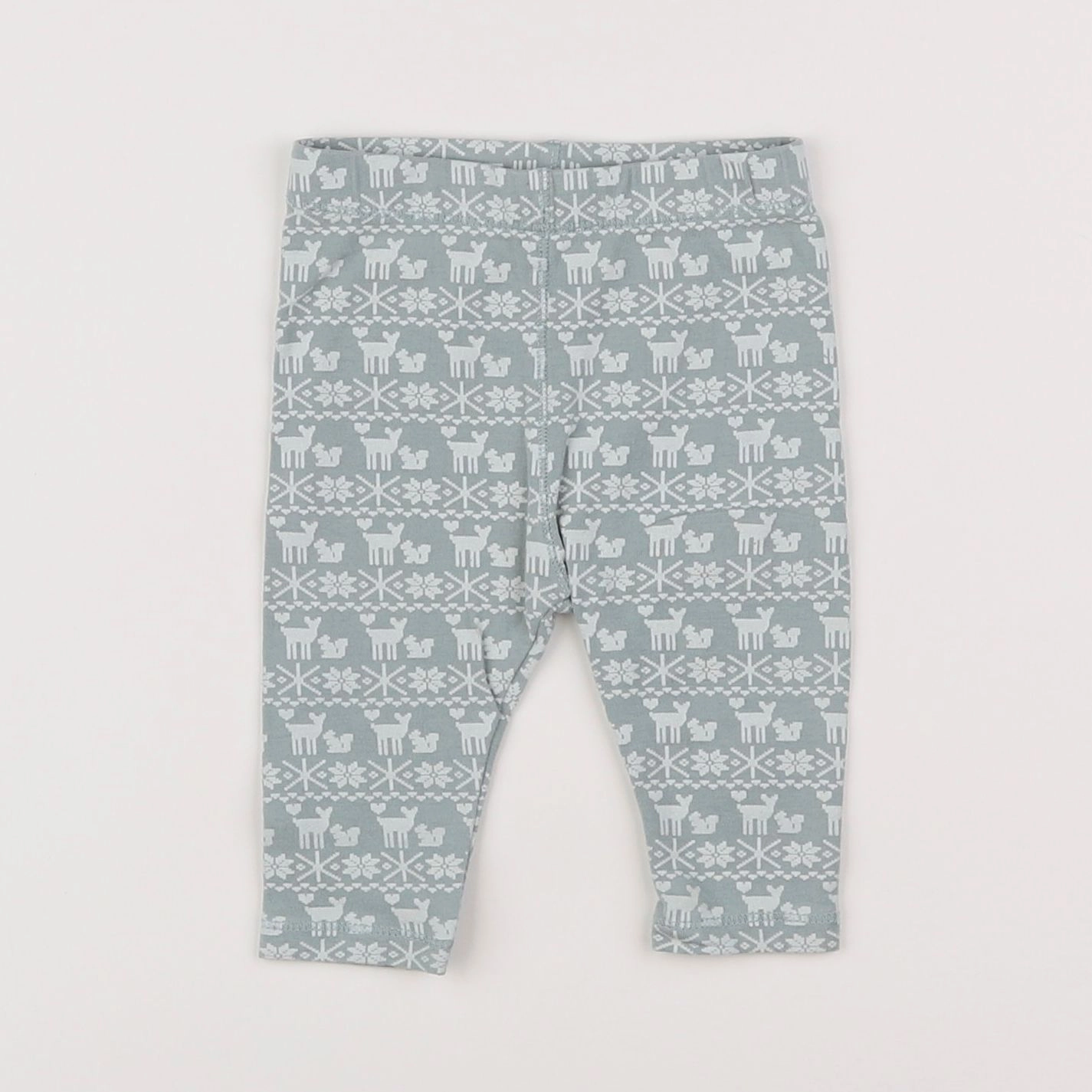 Vertbaudet - legging vert - 3 mois