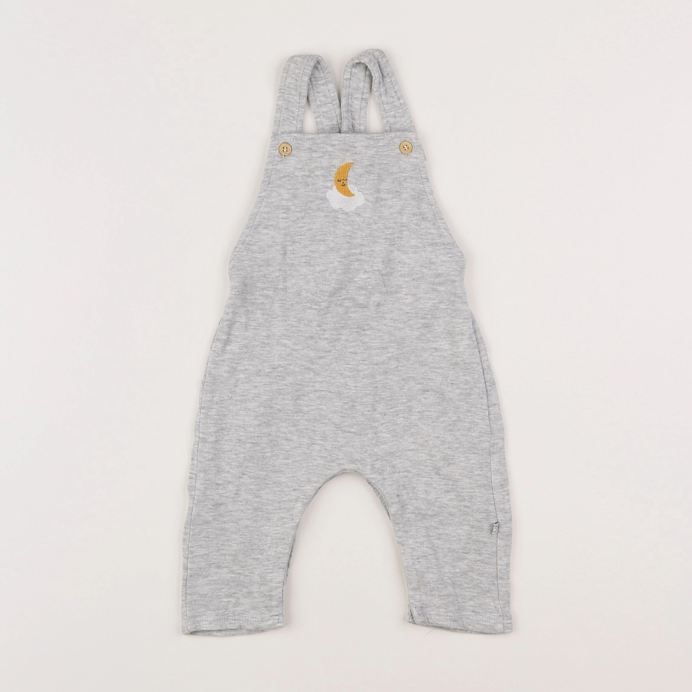 Vertbaudet - salopette gris - 3 mois
