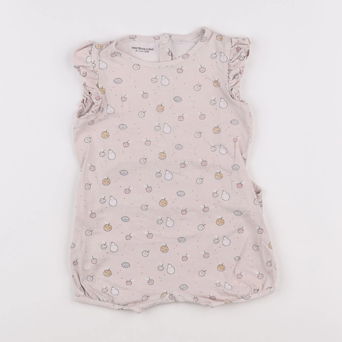 Vertbaudet - pyjama coton rose - 18 mois