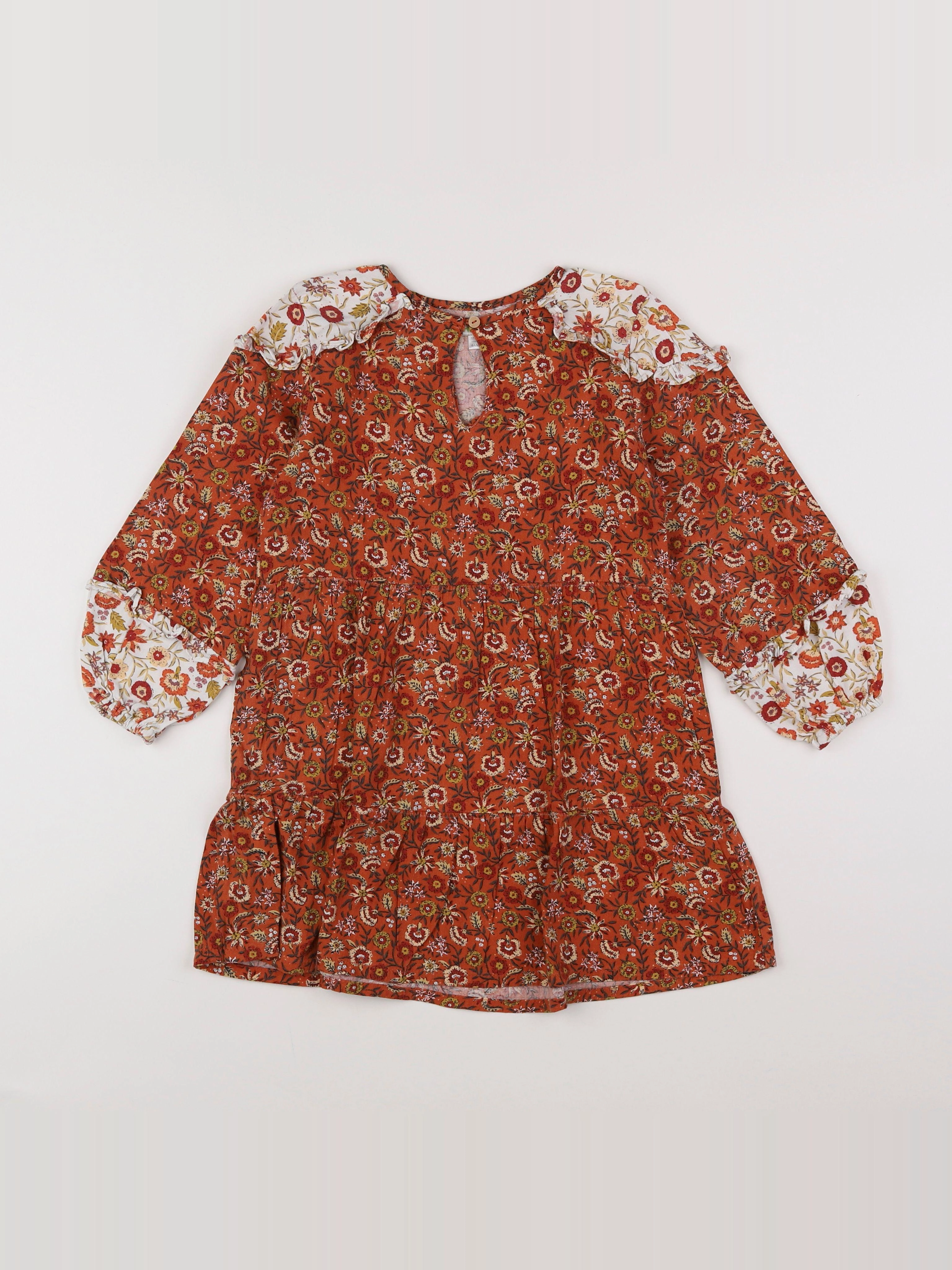 Vertbaudet - robe multicolore - 6 ans