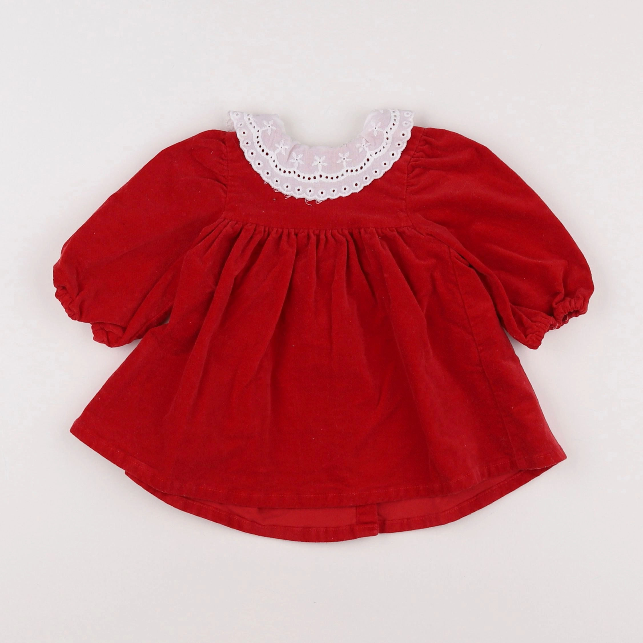 Vertbaudet - robe rouge - 6 mois