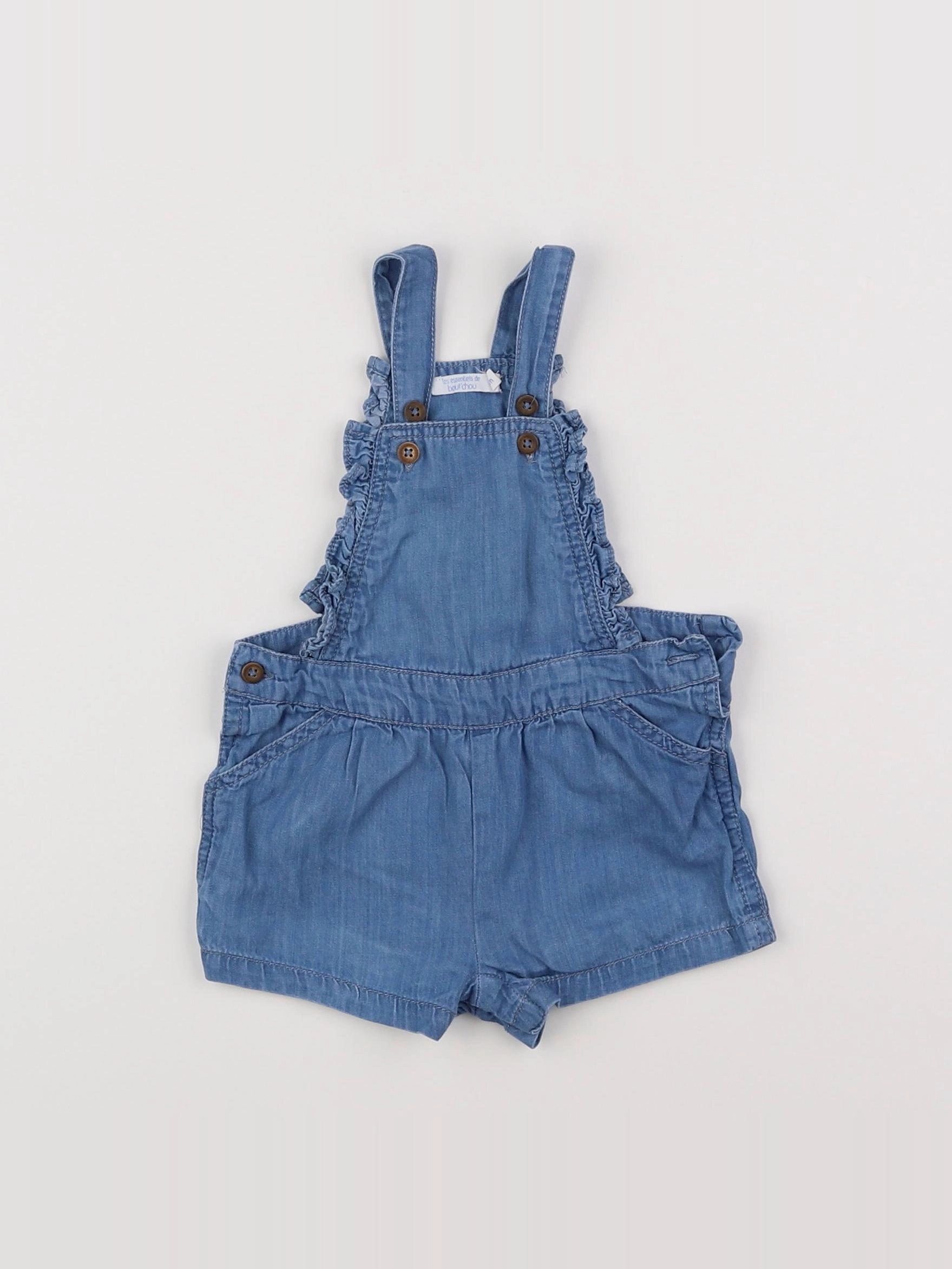 Boutchou - combinaison bleu - 6 mois