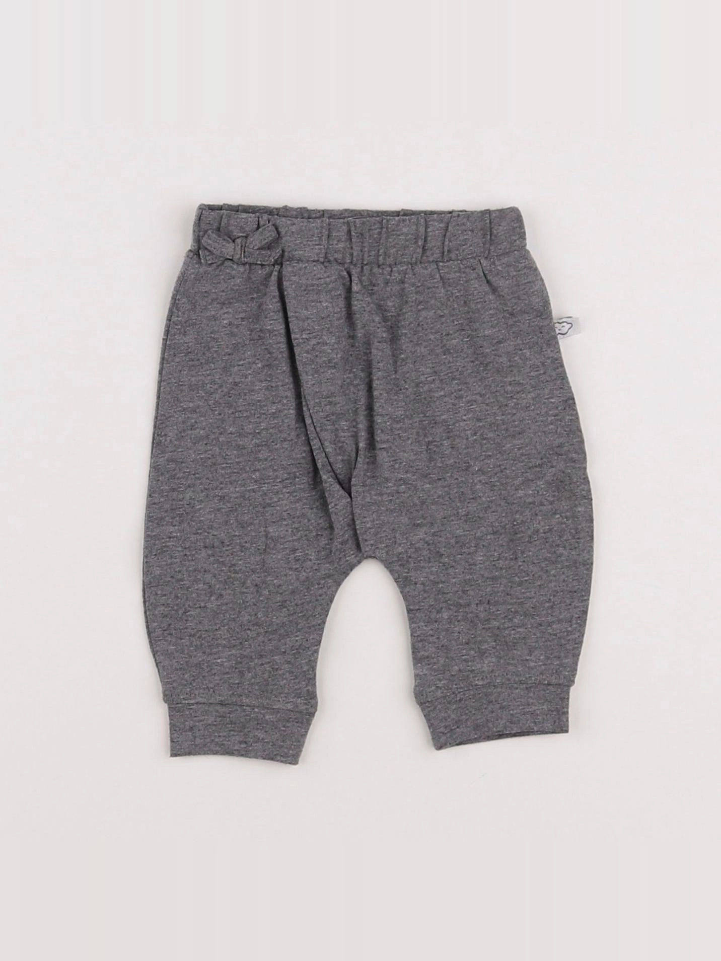 Vertbaudet - legging gris - 1 mois